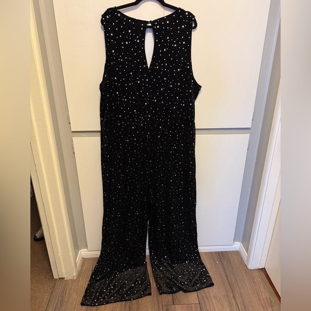 Modcloth Black and White Polka Dot Jumpsuit